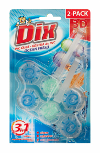 <b>DIX kostka 3D do WC</b> - Ocean 2*40g