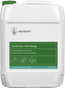 <b>Mediclean 130 Strong 5l. </b>Preparat do gruntowego czyszczenia podłóg.