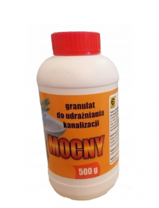 <b>MOCNY granulat do udrażniania kanalizacji 500g</b>