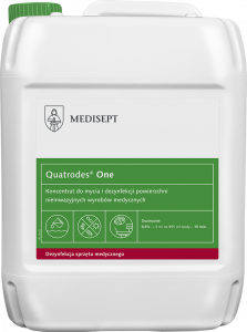 <b>Quatrodes® One 5l.</b> Koncentrat do mycia i dezynfekcji powierzchni.