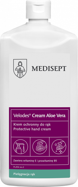 <b>Velodes Cream 500ml.</b> Aloe Vera  krem do rąk .