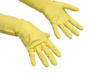 <b>Rękawice Contract M.</b> Z naturalnego lateksu do ogólnego sprzątania.