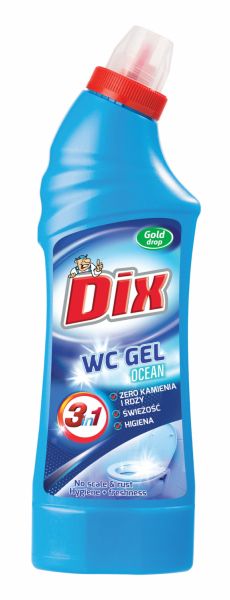 <b>DIX Żel do WC 3w1</b> - Ocean 750ml