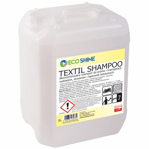 <b>Textil Shampoo 5L</b> - Skoncentrowany szampon do prania wykładzin, dywanów i tapicerki