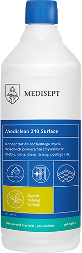 <b>Mediclean 210 Surface Zielona herbata 1l.</b> Preparat do mycia.