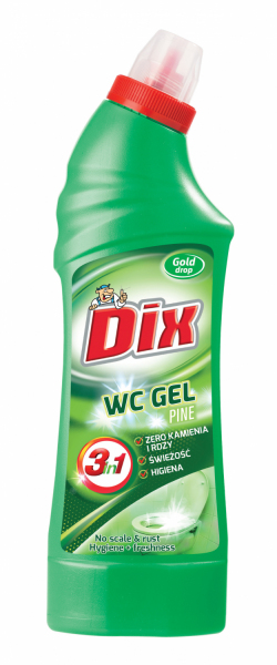 <b>DIX Żel do WC 3w1</b> - Leśny 750ml