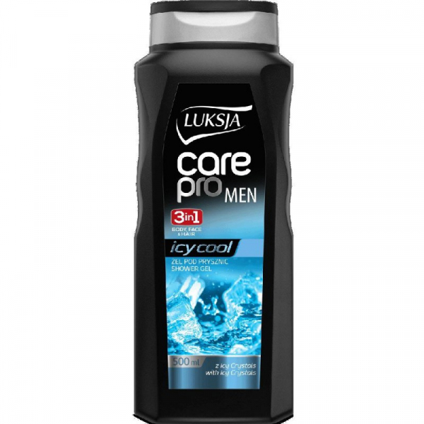 <b>Luksja Men żel pod prysznic</b> - 3w1 Icy Cool 500ml